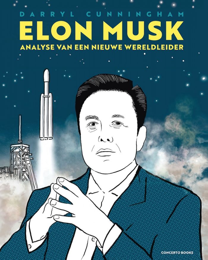 Darryl Cunningham – Elon Musk, Analyse van een nieuwe wereldleider
