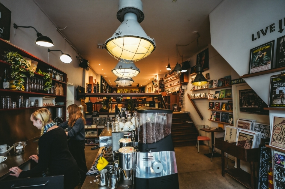 Concerto koffie uitzicht podium